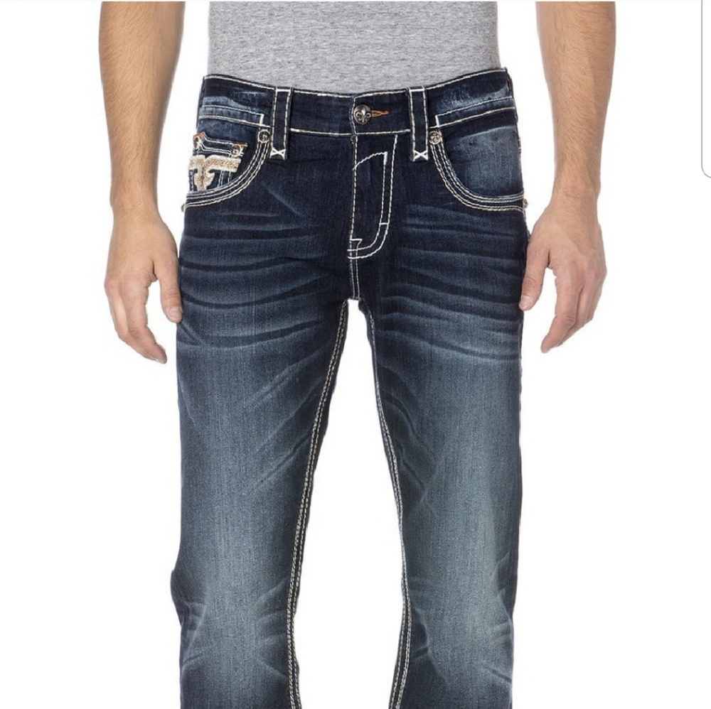 Mens Rock Revival Josef Jeans